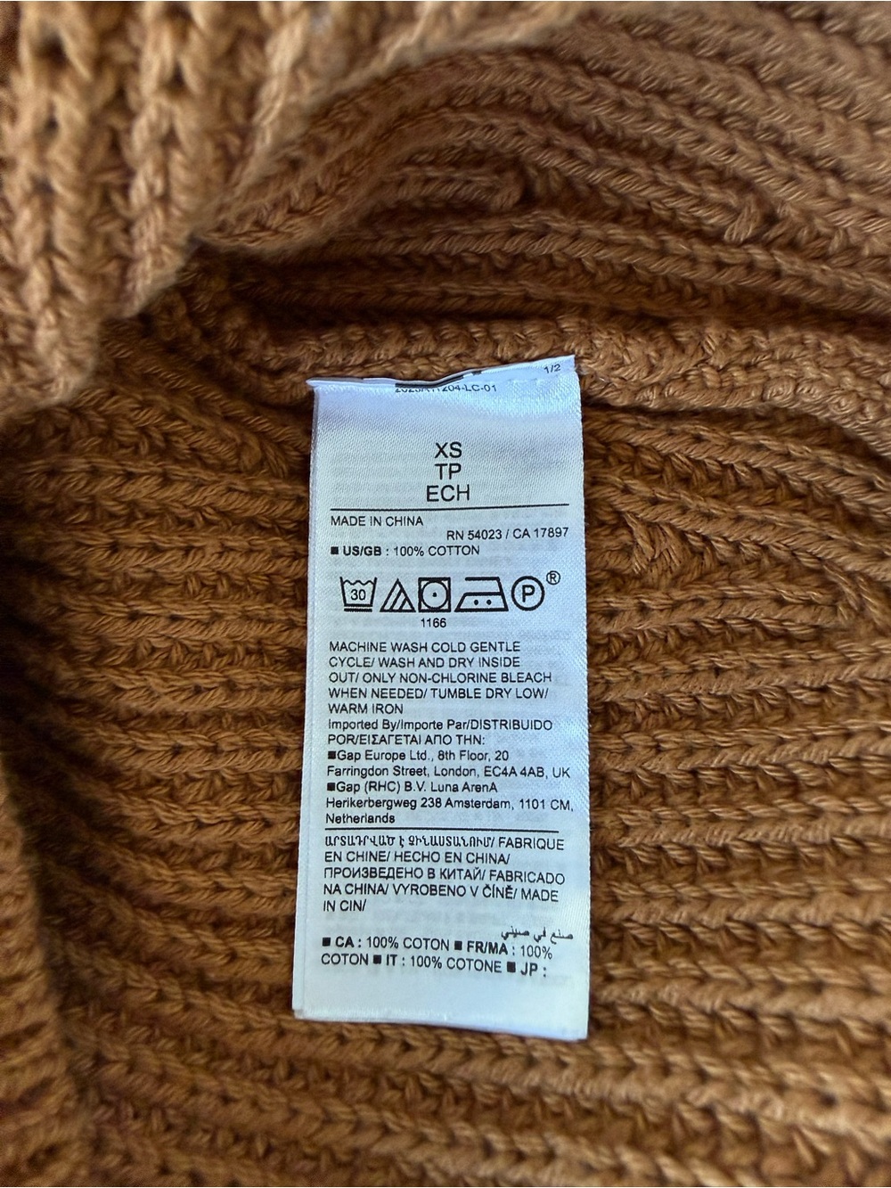 Banana Republic Cotton Ribbed Knit Short Sleeve sweater - Picture 5 of 5